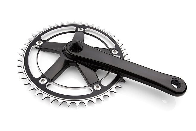 Pedivelle per biciclette - Pezzi per la trasmissione della potenza dai pedali della bicicletta all'ingranaggio.