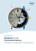 WinWerth® 11.47 Informazioni sulla versione