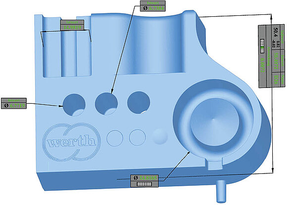 Simulazione del processo di tomografia con WinWerth® TomoSim